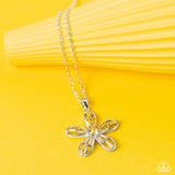 Paparazzi Botanical Ballad - Yellow Petals Necklace