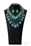 Paparazzi ZI COLLECTION 2022 Bountiful- Turquoise Necklace