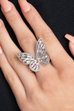 Paparazzi Bright-Eyed Butterfly - Multi Ring