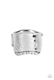 Paparazzi Brilliantly Bordered - White - Veronica's Jewelry Paradise, LLC