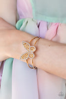 Paparazzi Butterfly Bella - Gold Butterfly Bracelet