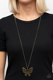 Paparazzi Butterfly Boutique - Brass - Veronica's Jewelry Paradise, LLC