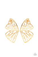 Paparazzi Butterfly Frills - Gold - Veronica's Jewelry Paradise, LLC