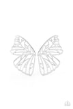 Paparazzi Butterfly Frills- Silver - Veronica's Jewelry Paradise, LLC