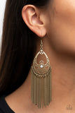 Paparazzi Castle Cottage - Brass - Veronica's Jewelry Paradise, LLC
