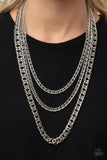 Paparazzi Chain of Champions - Silver - Veronica's Jewelry Paradise, LLC