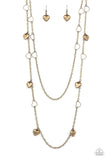 Paparazzi Chicly Cupid - Brass - Veronica's Jewelry Paradise, LLC
