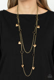 Paparazzi Chicly Cupid - Brass - Veronica's Jewelry Paradise, LLC