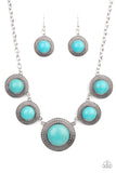 Paparazzi Circle The Wagons - Blue - Veronica's Jewelry Paradise, LLC