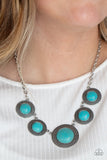 Paparazzi Circle The Wagons - Blue - Veronica's Jewelry Paradise, LLC