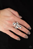 Paparazzi Climbing Gardens - White - Veronica's Jewelry Paradise, LLC