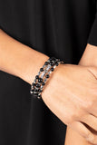 Paparazzi Colorfully Coiled - Black