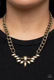 Paparazzi Come at Me - Brass - Veronica's Jewelry Paradise, LLC