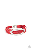 Paparazzi Corded Couture - Red - Veronica's Jewelry Paradise, LLC