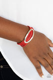 Paparazzi Corded Couture - Red - Veronica's Jewelry Paradise, LLC