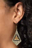 Paparazzi Cosmic Destination - Brass - Veronica's Jewelry Paradise, LLC