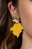 Paparazzi Crimped Couture - Yellow - Veronica's Jewelry Paradise, LLC