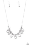 Paparazzi Crown Jewel Couture - White - Veronica's Jewelry Paradise, LLC