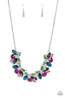 Paparazzi EMP EXCLUSIVE Crowning Collection - Multi Marquise-cut Necklace