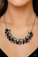 Paparazzi EMP EXCLUSIVE Crowning Collection - Multi Marquise-cut Necklace