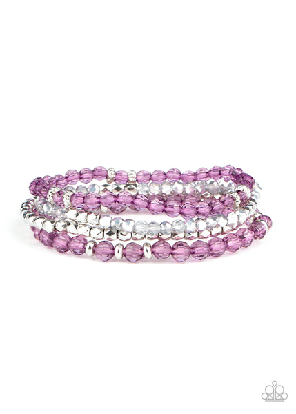 Paparazzi Crystal Crush- Purple - Veronica's Jewelry Paradise, LLC