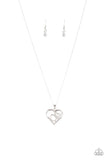 Paparazzi CUPID CHARM Heart- White - Veronica's Jewelry Paradise, LLC