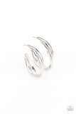 Paparazzi Curvy Charmer - Silver Earrings