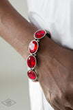 Paparazzi DIVA In Disguise - Red - Veronica's Jewelry Paradise, LLC