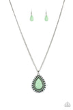Paparazzi DROPLET Like Its Hot - Green - Veronica's Jewelry Paradise, LLC