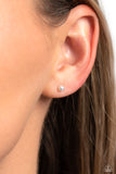 Paparazzi Dainty Details - White Pearl Studs