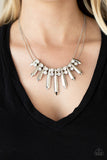 Paparazzi Dangerous Dazzle - White - Veronica's Jewelry Paradise, LLC