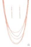 Paparazzi Dangerously Demure - Copper - Veronica's Jewelry Paradise, LLC