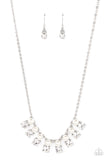 Paparazzi Dashingly Duchess - White - Veronica's Jewelry Paradise, LLC