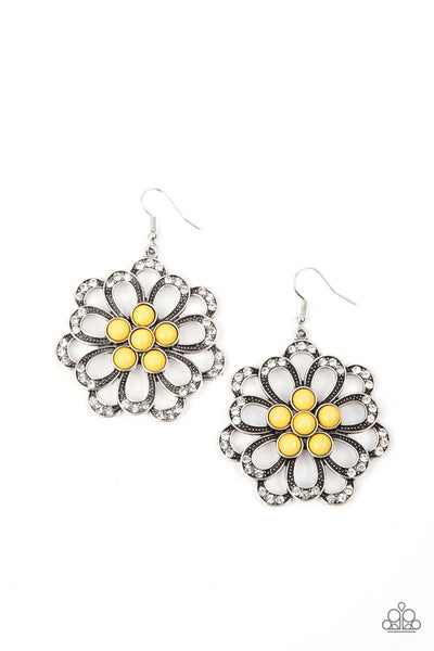 Paparazzi Dazzling Dewdrops - Yellow - Veronica's Jewelry Paradise, LLC