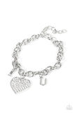 Paparazzi Declaration of Love - White - Veronica's Jewelry Paradise, LLC