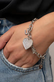 Paparazzi Declaration of Love - White - Veronica's Jewelry Paradise, LLC