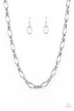 Paparazzi Defined Drama - Silver - Veronica's Jewelry Paradise, LLC