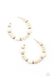 Paparazzi Definitely Down-To-Earth - White - Veronica's Jewelry Paradise, LLC