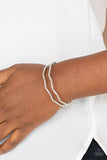 Paparazzi Delicate Dazzle - White - Veronica's Jewelry Paradise, LLC