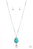 PAPARAZZI DESERT MEADOW LANYARD - BLUE - Veronica's Jewelry Paradise, LLC