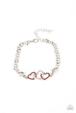 Paparazzi Desirable Dazzle - Red - Veronica's Jewelry Paradise, LLC