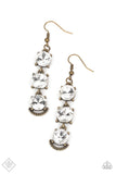 Paparazzi Determined to Dazzle - Brass - Veronica's Jewelry Paradise, LLC