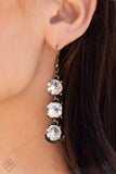 Paparazzi Determined to Dazzle - Brass - Veronica's Jewelry Paradise, LLC