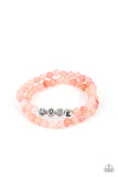 Paparazzi Devoted Dreamer - Pink Love Bracelet
