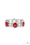 Paparazzi Devoted to Drama - Red - Veronica's Jewelry Paradise, LLC
