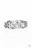 Paparazzi Devoted to Drama - White - Veronica's Jewelry Paradise, LLC