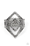 Paparazzi Diamond Duet - Silver - Veronica's Jewelry Paradise, LLC