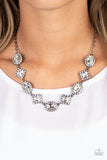 Paparazzi Diamond of the Season - Black Square-Cut Gems Necklace