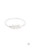Paparazzi Did I FLUTTER? - Silver - Veronica's Jewelry Paradise, LLC