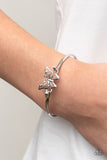 Paparazzi Did I FLUTTER? - Silver - Veronica's Jewelry Paradise, LLC